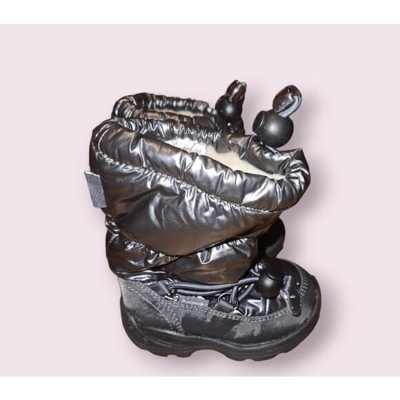 Kamik Winter Boots Size 5 Baby Toddler Silver Metallic - Picture 4 of 13